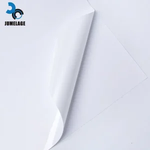 80um White Glossy PVC Sticker Self Adhesive Vinly Label Material for Indigo Digital Printing