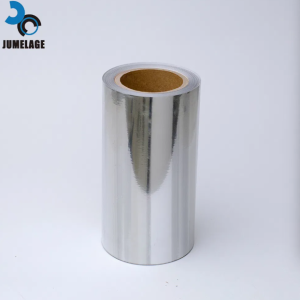 50mic Flexo Jumbo Roll Label Self Adhesive Bright Sliver Pet Label Printing Material