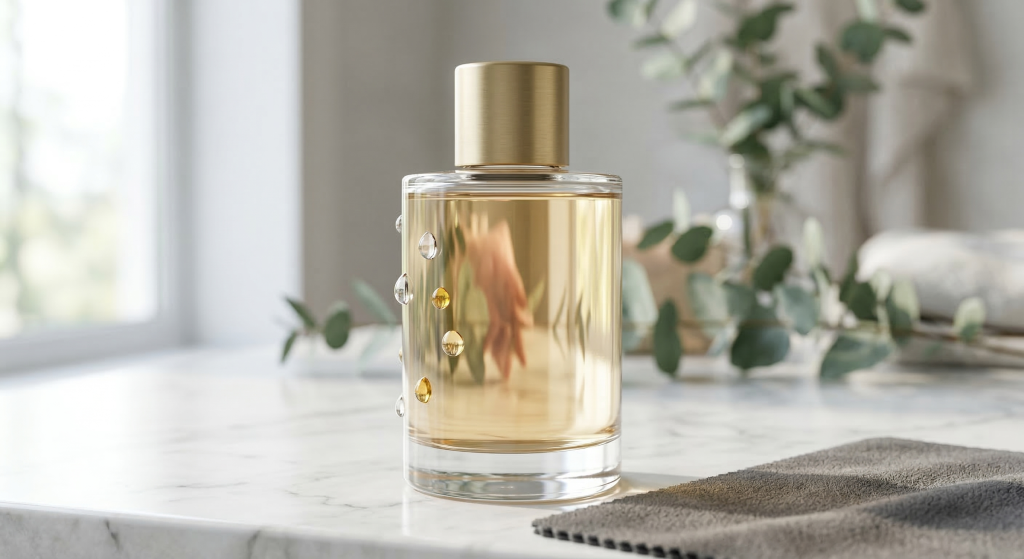 Luxury cosmetics packaging labels produced by Jumelage premium self-adhesive material manufacturer