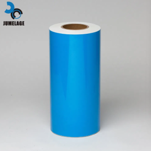 Glossy Matte Sky Blue Printable Vinyl Sticker Eco Solvent Printing PVC Roll Self Adhesive Vinyl for Outdoor