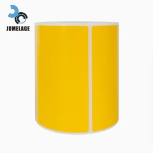 High-Quality Customizable Yellow Thermal Paper Labels with Diverse Options