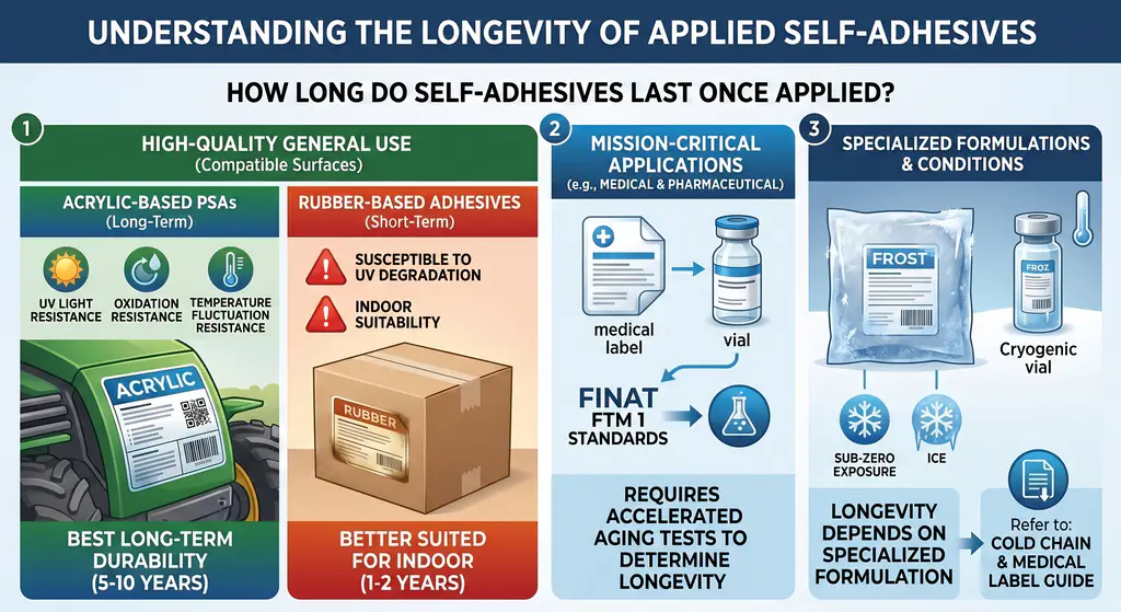 how long do self-adhesives last