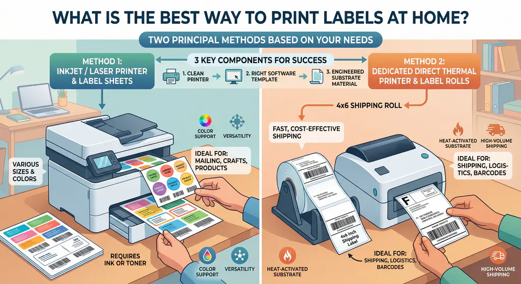 best way to print labels at home